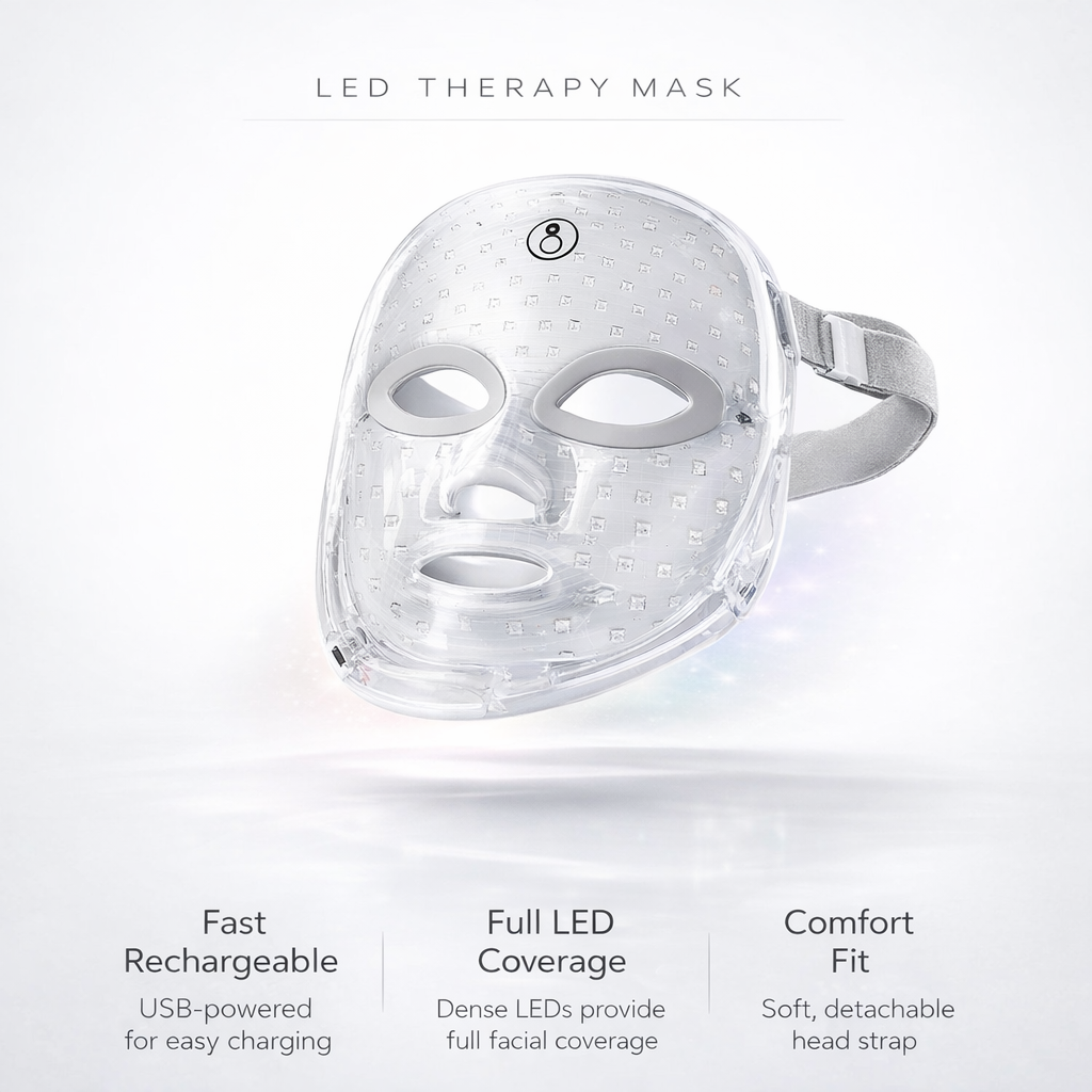 Clearova™ LumiMask – 7 Color LED Skin Therapy Mask
