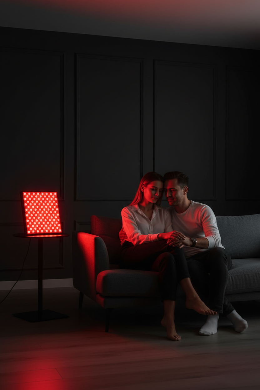 Red Light Therapy - Couple Lifestyle Scene